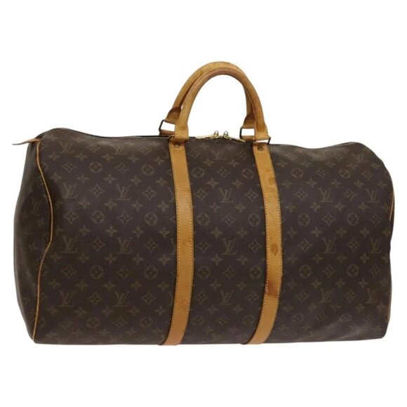 LOUIS VUITTON Monogram Keepall 55 Boston Bag - Picture 1 of 15